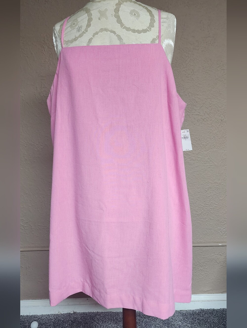 Pink Sleeveless Shift Dress - Women XL. NWT